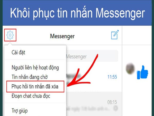 khôi phục tin nhắn Messenger bằng sử dụng tính năng "Archived Chats"