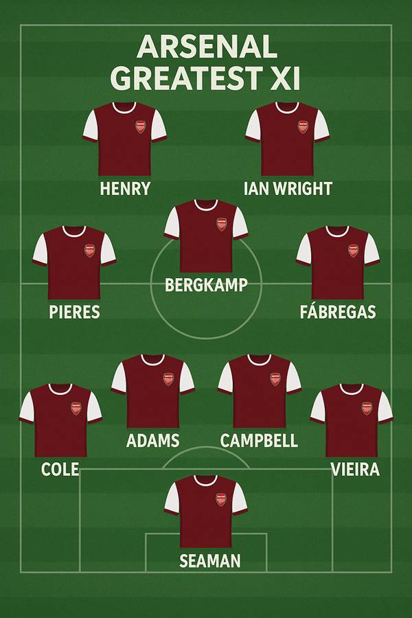 Danh sách đội hình Arsenal mạnh nhất