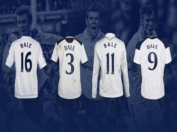 Gareth Bale số áo nào tại Tottenham, Real và Xứ Wales